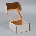 Коробка под торт, с окном, 20 х 20 х 10 см - Фото 3