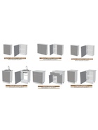 Кухонный гарнитур прямой «Престиж», 2000 мм, цвет белый/мрамор золото МДФ - Фото 2