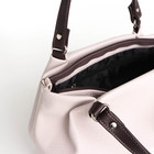 Сумка женская на молнии «Саломея», цвет серый - Фото 7