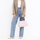 Сумка женская на молнии «Саломея», цвет серый - Фото 8