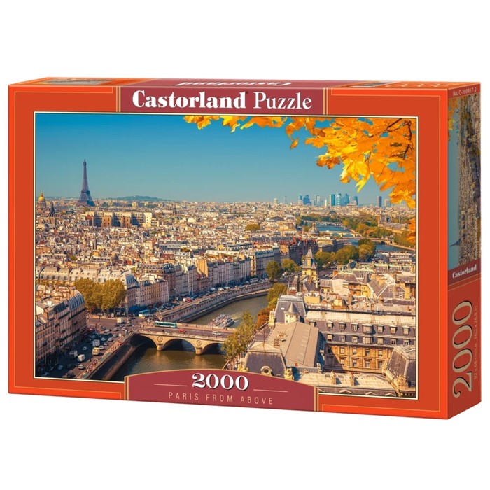 Пазл «Париж с высоты», 2000 элементов - Фото 1