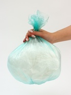 Мешки для мусора в рулоне UpakLand=10 л, зеленые, ПНД, 8 мкм, 30 шт. 10390892