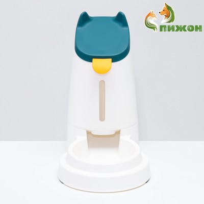 Автокормушка 3.8 л, нескользящие ножки, белая