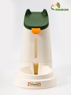 Автопоилка 3.8 л, нескользящие ножки, белая - Фото 1