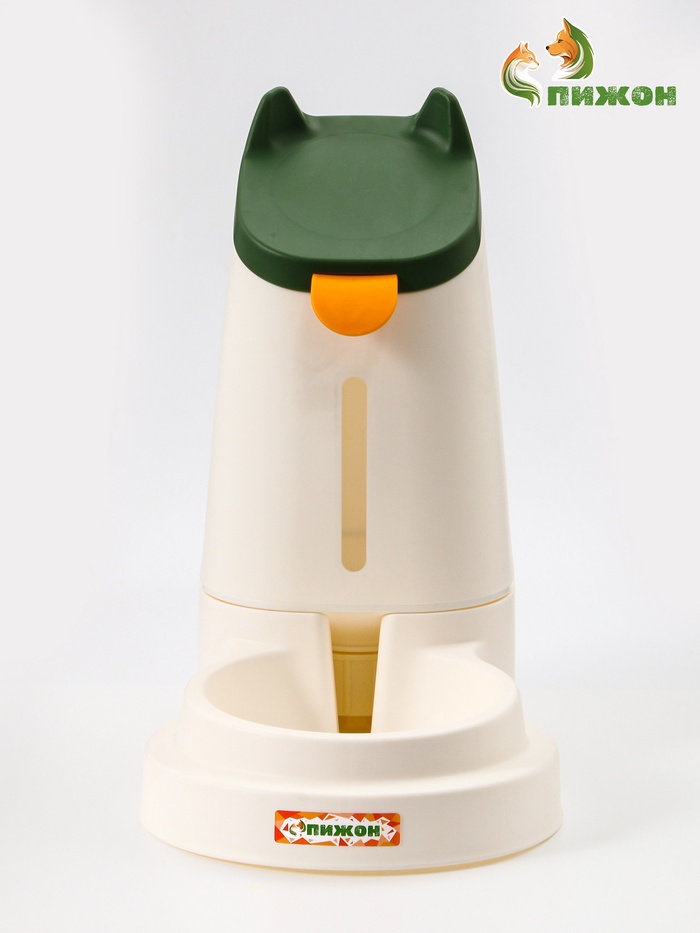 Автопоилка 3.8 л, нескользящие ножки, белая - Фото 1