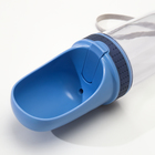Поилка прогулочная 350 мл, бирюзовая - Фото 4