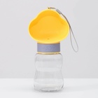 Поилка прогулочная 345 мл, жёлтая - Фото 2