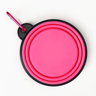 Миска силиконовая, складная, 250 мл, 11 см, розовая - Фото 9