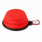 Миска силиконовая, складная, 350 мл, 13 см, красная - Фото 8