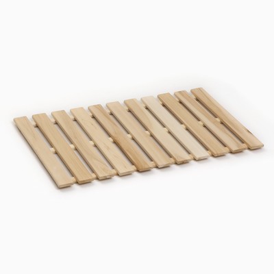 Трапик для бани и сауны, 103×59×3 см, деревянный