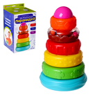 Развивающий набор «Тактильная пирамидка», уценка 10554059