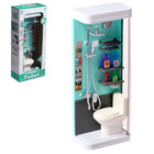 УЦЕНКА Набор мебели для кукол «Уборная», душ, унитаз, зелёный - Фото 1