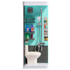 УЦЕНКА Набор мебели для кукол «Уборная», душ, унитаз, зелёный - Фото 2