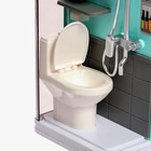 УЦЕНКА Набор мебели для кукол «Уборная», душ, унитаз, зелёный - Фото 4