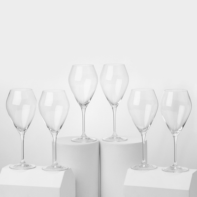 Набор стеклянных бокалов для вина «Брависсимо», 480 мл, 6 шт