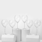 Набор стеклянных бокалов для вина «Брависсимо», 620 мл, 6 шт - фото 321666214