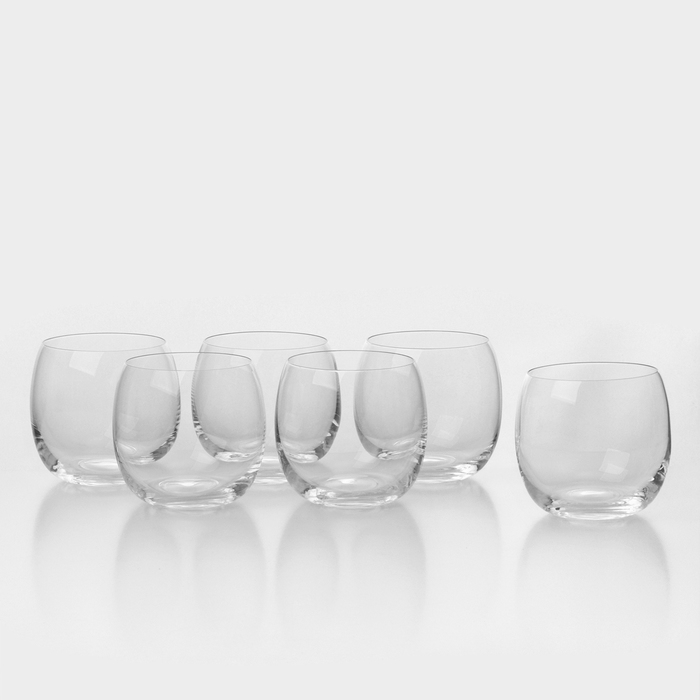 Набор стеклянных стаканов для воды «Баблс», 485 мл, 6 шт - Фото 1
