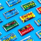 Жевательная резинка Турбо спорт гонки, со вкусом дыни, арбуза, яблока, персика, 20 шт. по 4.5 г - Фото 2