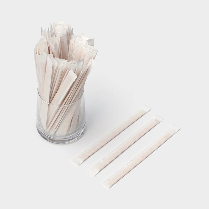 Набор палочек для мороженного - размешивателей Magistro, в индивидуальной упаковке, 14 см, 250 шт./уп, дерево - Фото 1