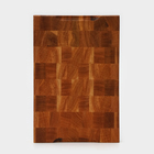Доска разделочная деревянная торцевая Magistro premium, 30×20×2,5 см, в крафтовой коробке, ясень - Фото 3