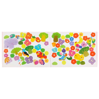 Книжка с наклейками «Зоопарк»