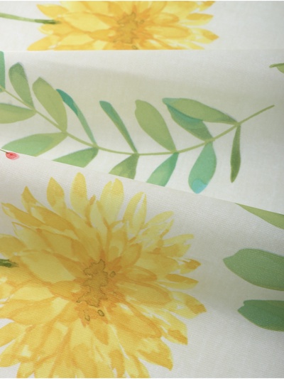 Скатерть «Доляна» Yellow flowers, 145×180 см