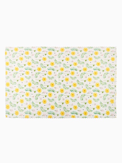 Скатерть «Доляна» Yellow flowers, 145×180 см