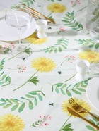 Скатерть «Доляна» Yellow flowers, 145×220 см - Фото 4