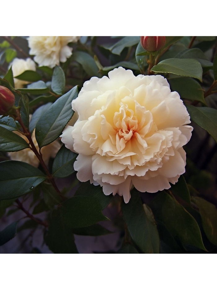 Камелия японская Брашфилд`с Йеллоу, туба, 1 шт., Весна 2026 - Фото 1