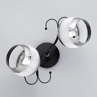 Люстра "Аста" 2хЕ27 40Вт чёрно-золотой 45х26х27 см BayerLux - фото 24298259