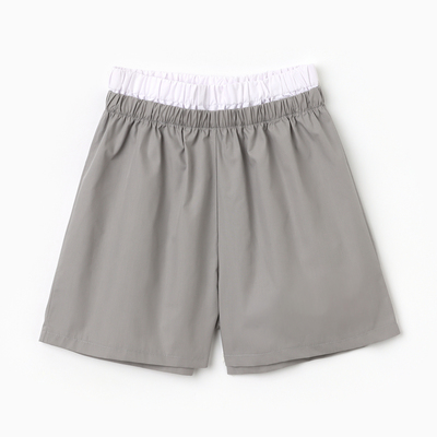 Шорты женские MINAKU: Basic line, серые, размер 42