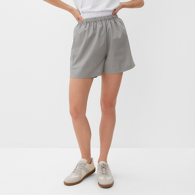 Шорты женские MINAKU: Basic line, серые, размер 48