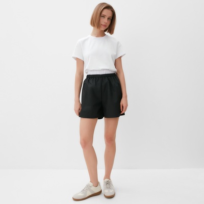 Шорты женские MINAKU: Basic line, чёрные, размер 42