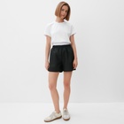 Шорты женские MINAKU: Basic line, чёрные, размер 46 - фото 24554466