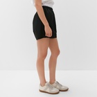 Шорты женские MINAKU: Basic line, чёрные, размер 46 - фото 24554467