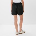 Шорты женские MINAKU: Basic line, чёрные, размер 46 - фото 24554468