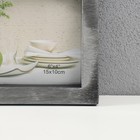 Мультирамка "Семья" на 8 фото (10х15/6 шт, 10х10/2 шт) пластик, цв. серебро - Фото 2