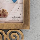 Мультирамка "Моя семья" на 6 фото (10х15/5 шт, 20х30/1 шт) пластик, цв. бронза - фото 24095772