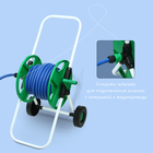 Катушка для шланга до 40 метров, на колёсах, металл, pvc-пластик, 1/2", Greengo - Фото 5