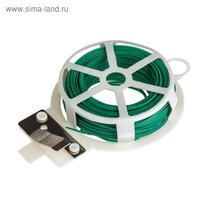 Проволока подвязочная, 30 м, зелёная, Greengo - Фото 1