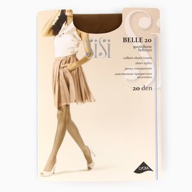 Колготки женские BELLE 20, цвет бежевый (daino), р-р 3 10485002