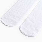 Гольфы детские, цвет белый, размер 32-36 - фото 24356644