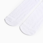 Гольфы детские, цвет белый, размер 32-36 - фото 24356647