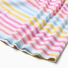 Платье для девочки без рукава "Полоски", цвет белый, рост 104-110 - фото 24391700