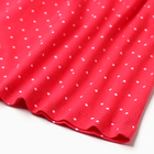 Платье для девочки "Белый горох", цвет красный, рост 104-110 - фото 24356719