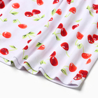 Платье для девочки "Вишни", цвет белый, рост 98-104 - фото 24356755