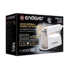 Отпариватель Endever Odyssey Q-459, ручной, 1300 Вт, 25 г/мин, 0.1 л, белый - фото 9901444