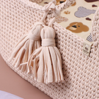 Люлька с матрасом, 70 х 42 х 24 см, бежевый, хлопок - фото 24081363