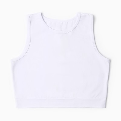 Топ женский MiNiMi, белый, размер 44 (S)