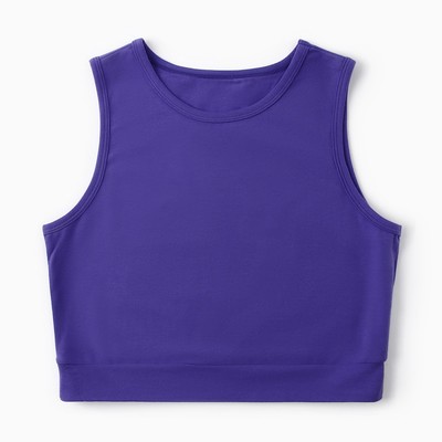 Топ женский MiNiMi, фиолетовый, размер 44 (S)